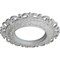 Ekena Millwork Orrington Ceiling Medallion (Fits Canopies up to 6 5/8"), 13 1/4"OD x 6 5/8"ID x 1 1/8"P, Frost CM13ORFRF - alternate 2